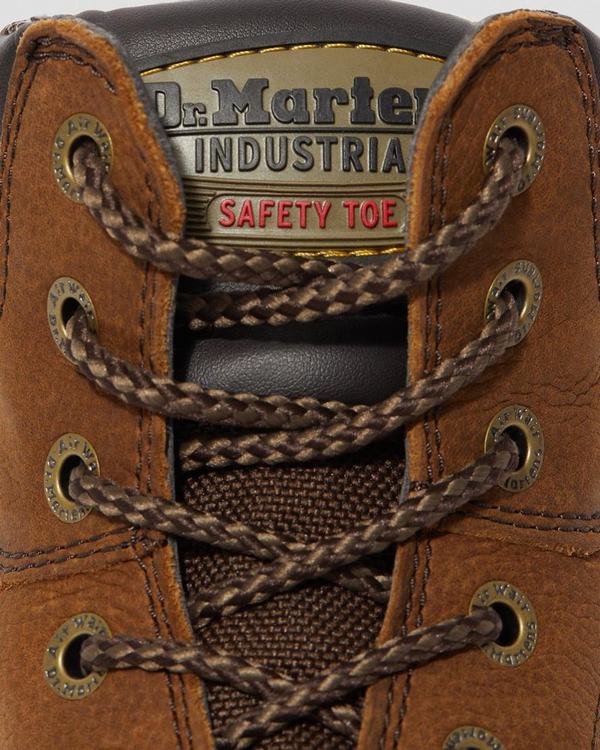 Dr Martens Dámské Pracovní Boty Hynine Safety Toe Hnědé, CZ-095872